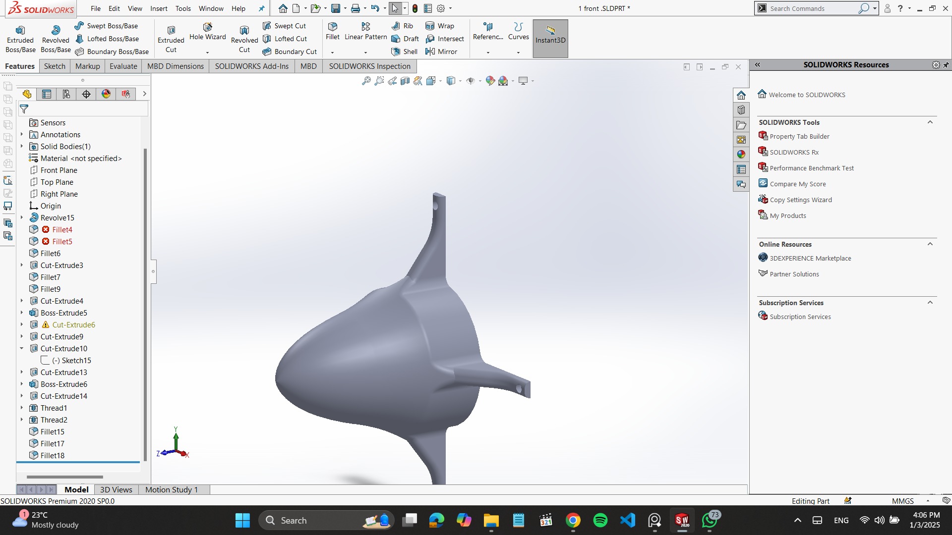 DJ Speaker Horn 60x40 Throat For Professional Audio Loudspeaker 3D print model_4