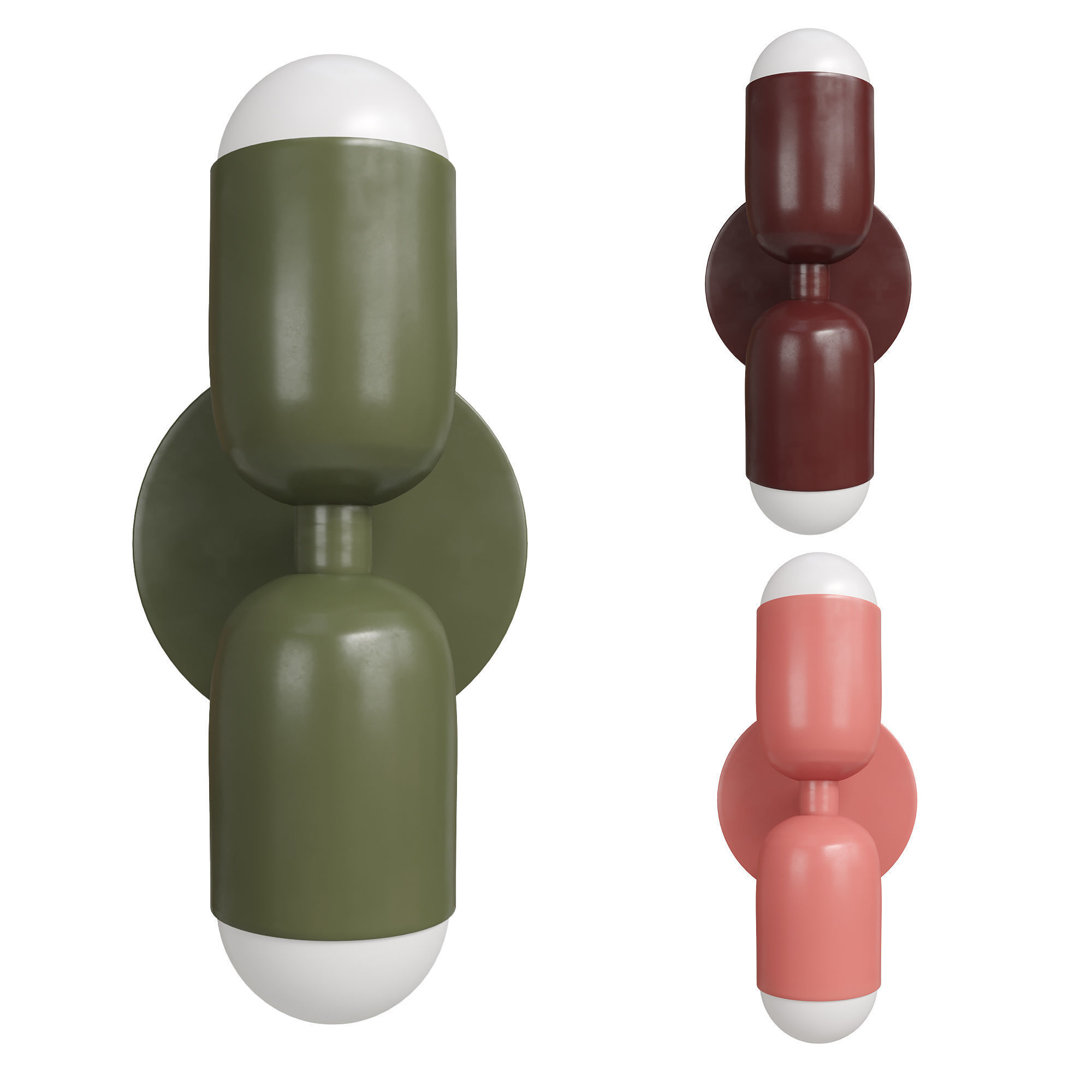 Morandi Design LED Wall Lamp 3D model_1