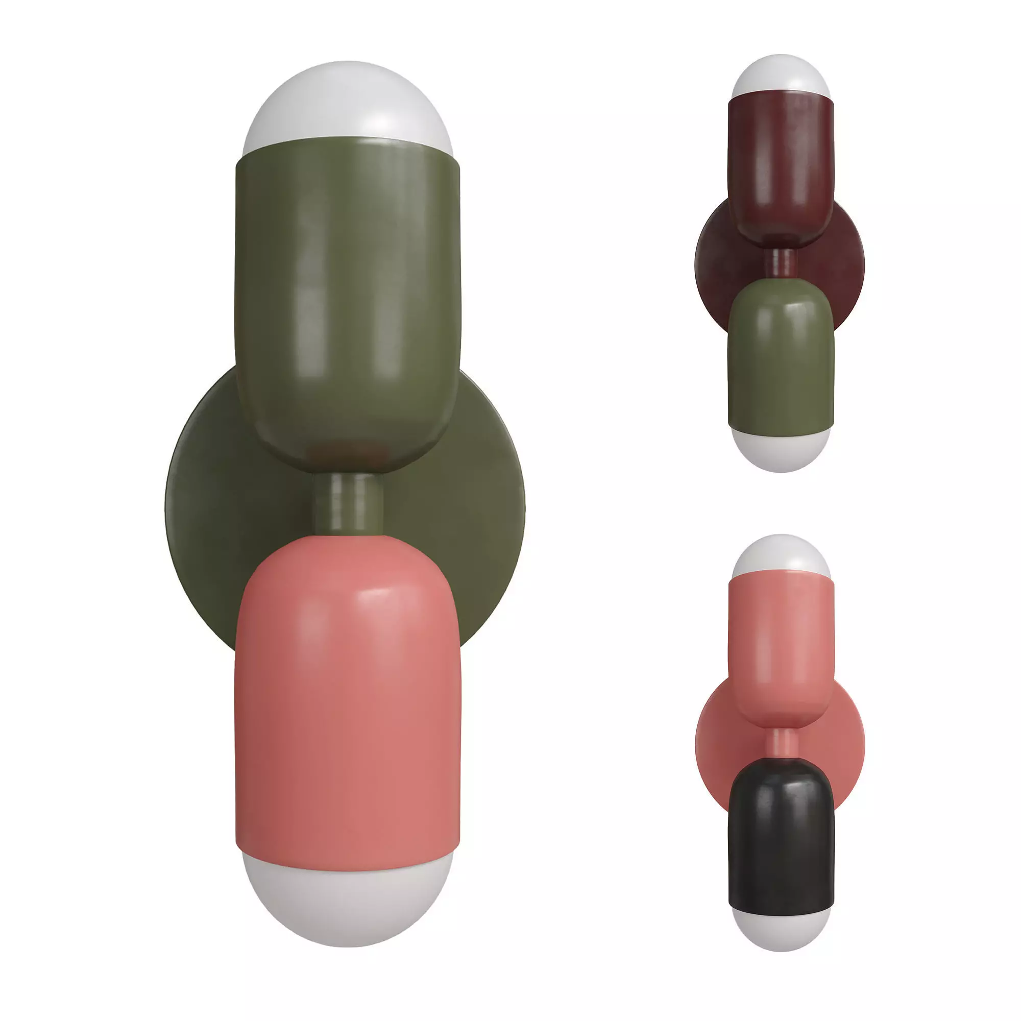 Morandi Design LED Wall Lamp 3D model_0