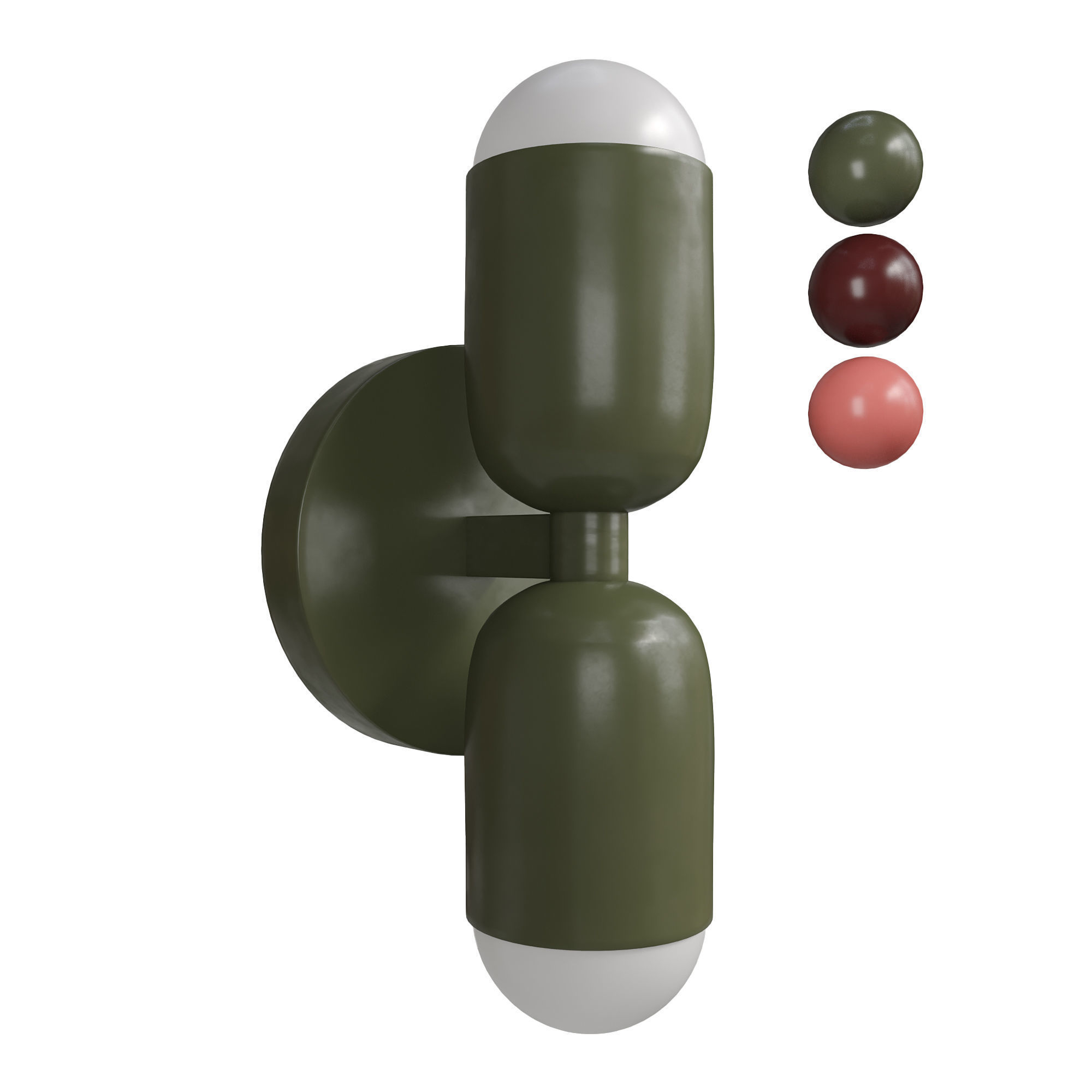 Morandi Design LED Wall Lamp 3D model_2