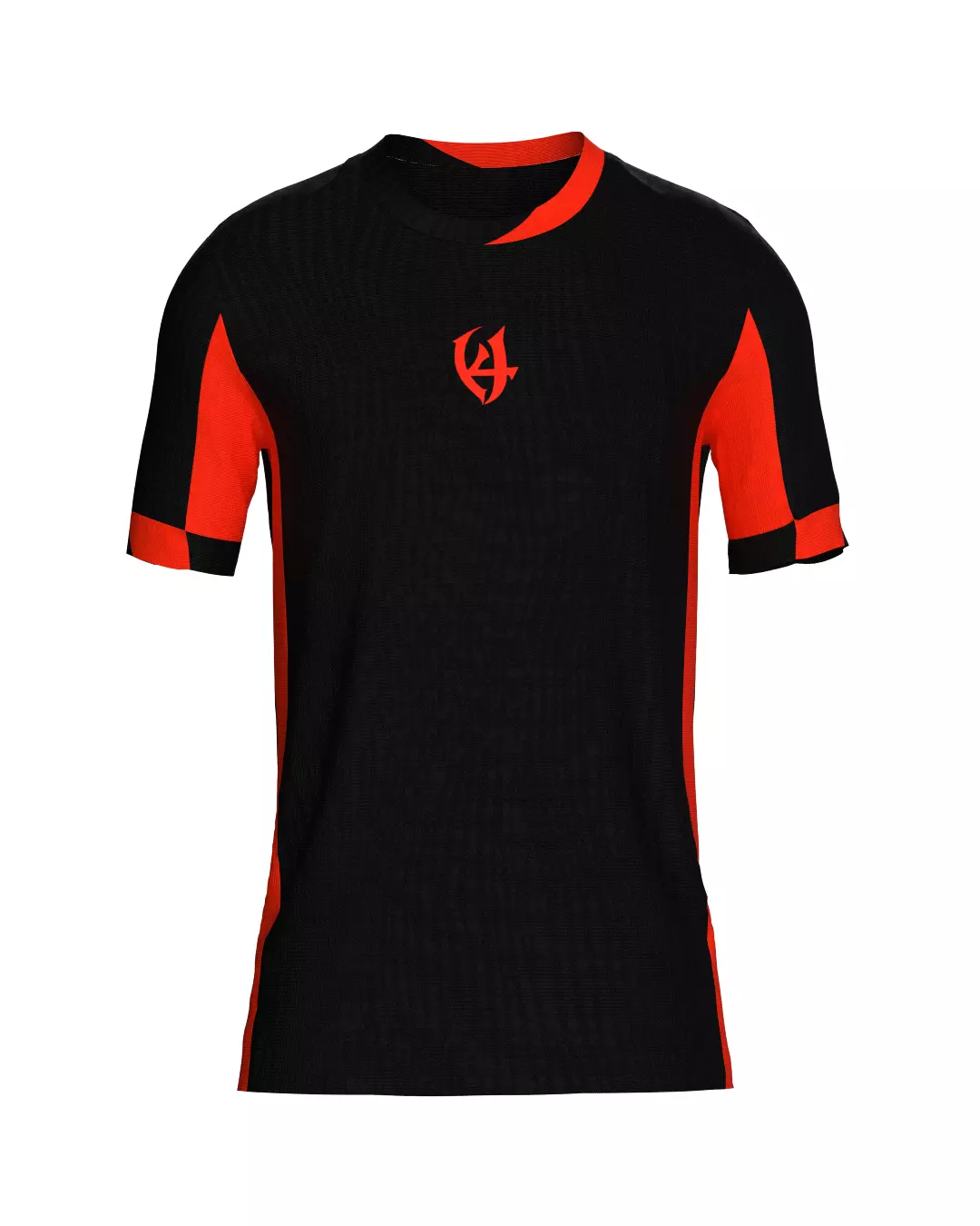 Nike 2024 Round Neck Football Shirt for CLO 3D model 3D model 3D model