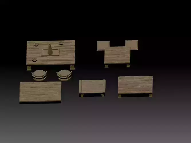 Japanese Table set 01