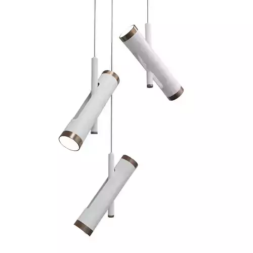Rainer Chandelier Trio white