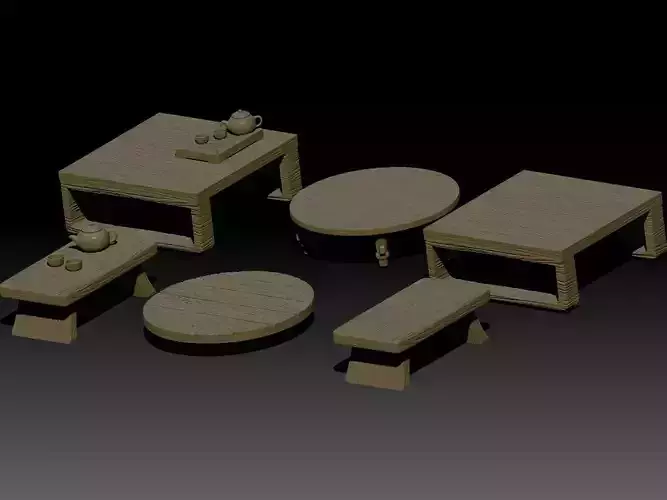 Japanese Table set 03