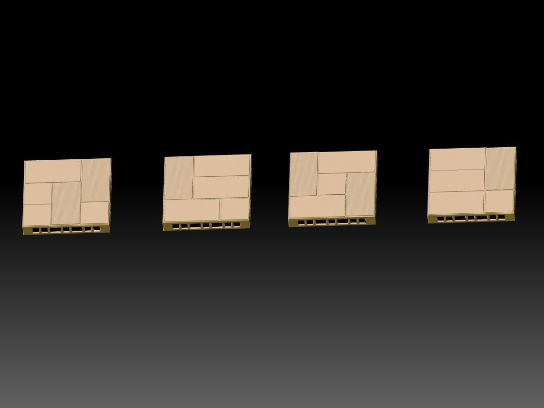 Tatami Set 3D print model_2