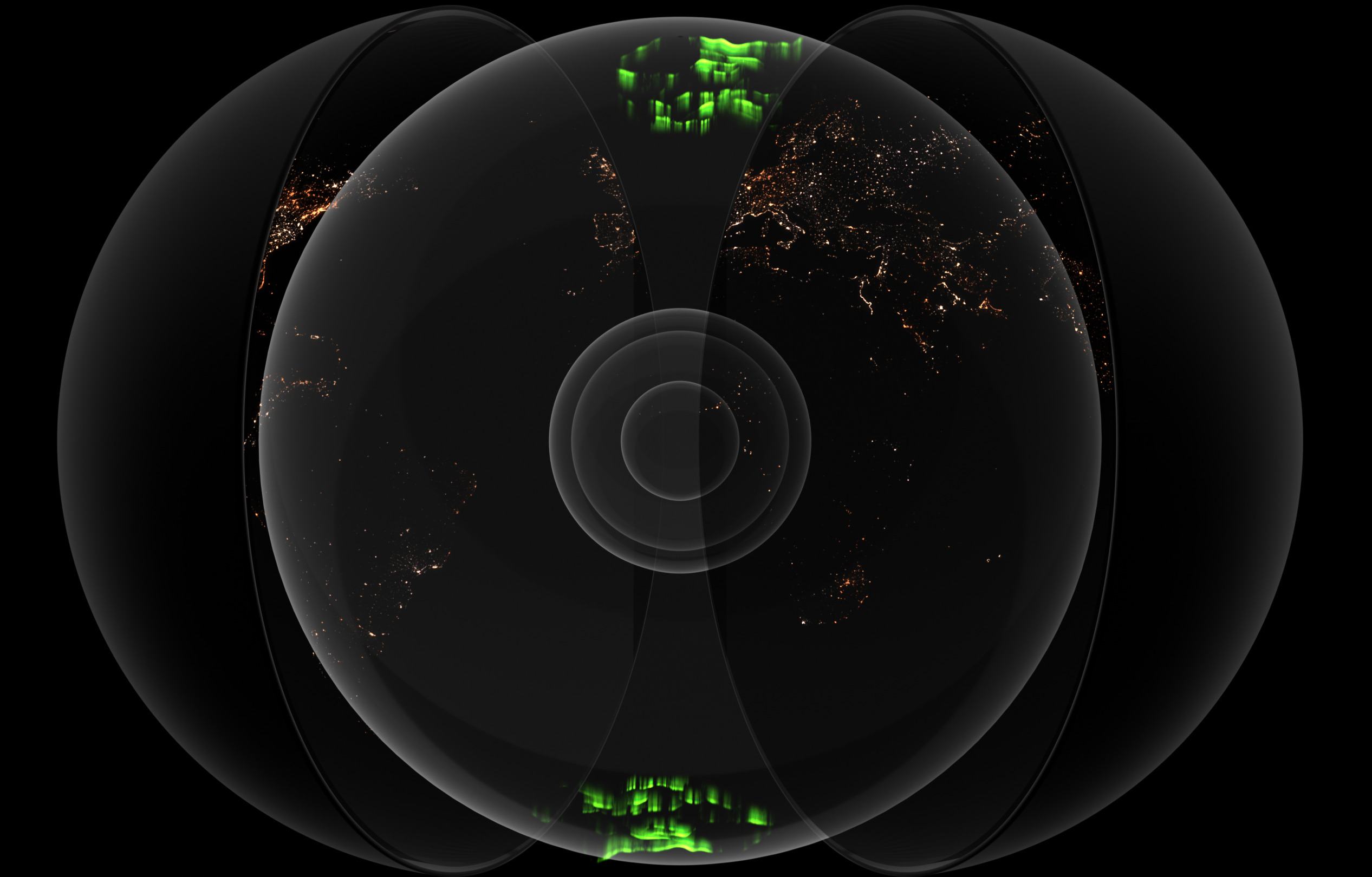 Concave Earth Model V4 by TRUEMODELOFTHEWORLD Free 3D model_9