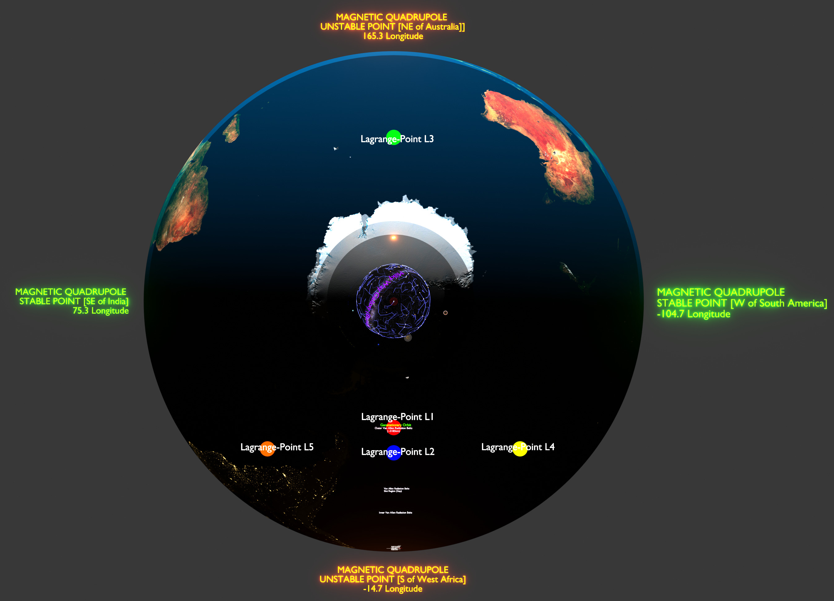 Concave Earth Model V4 by TRUEMODELOFTHEWORLD Free 3D model_3