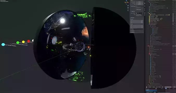 Concave Earth Model V4 by TRUEMODELOFTHEWORLD Free 3D model