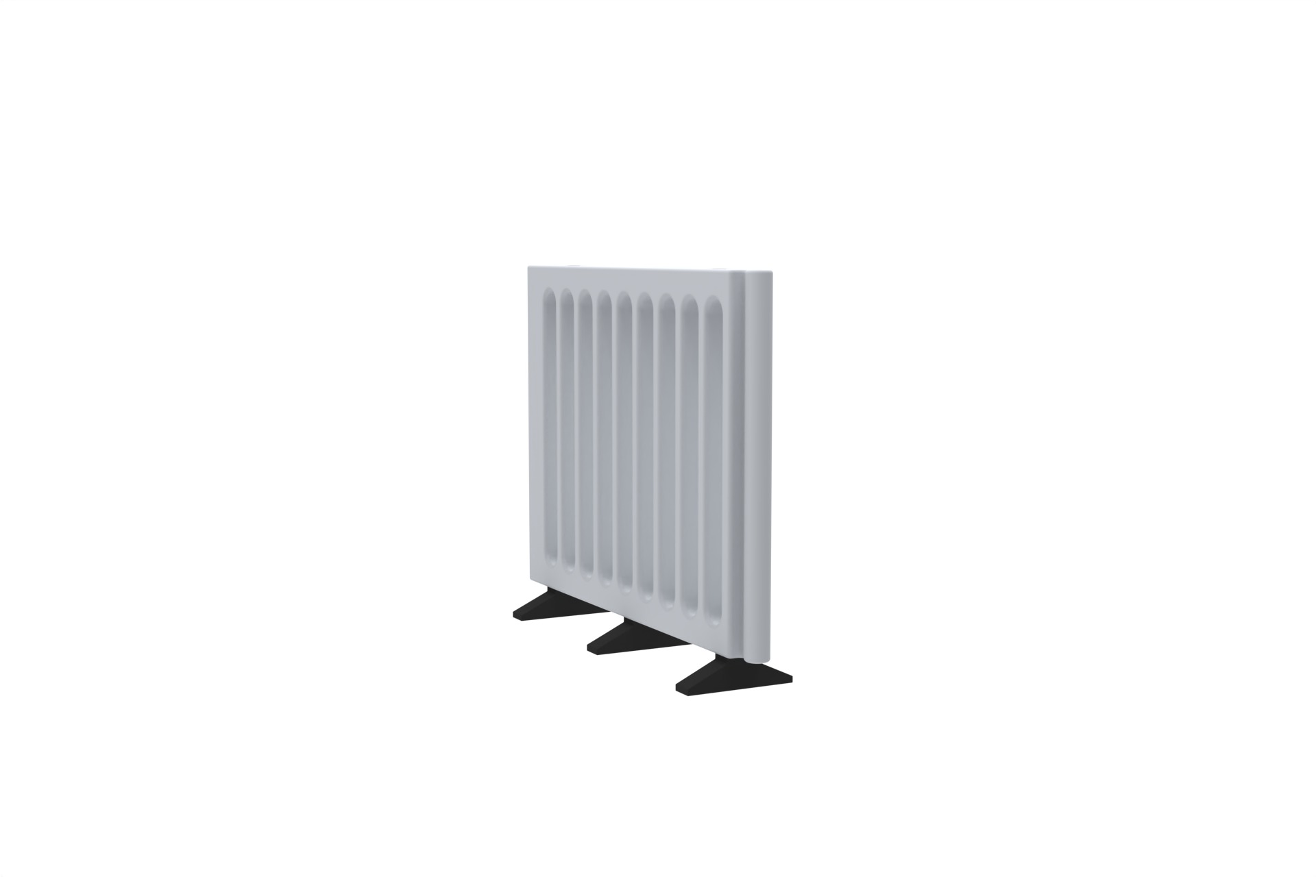 Road Barrier Set 3D print model_9