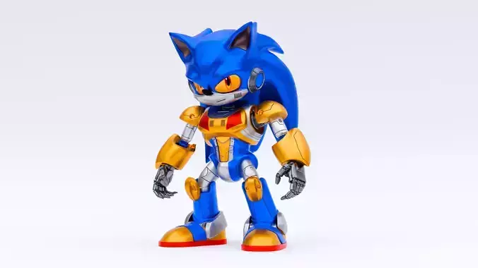 MECHA SONIC 3D model