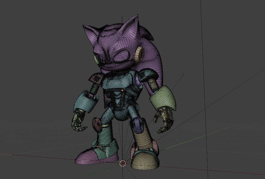 MECHA SONIC 3D model_3