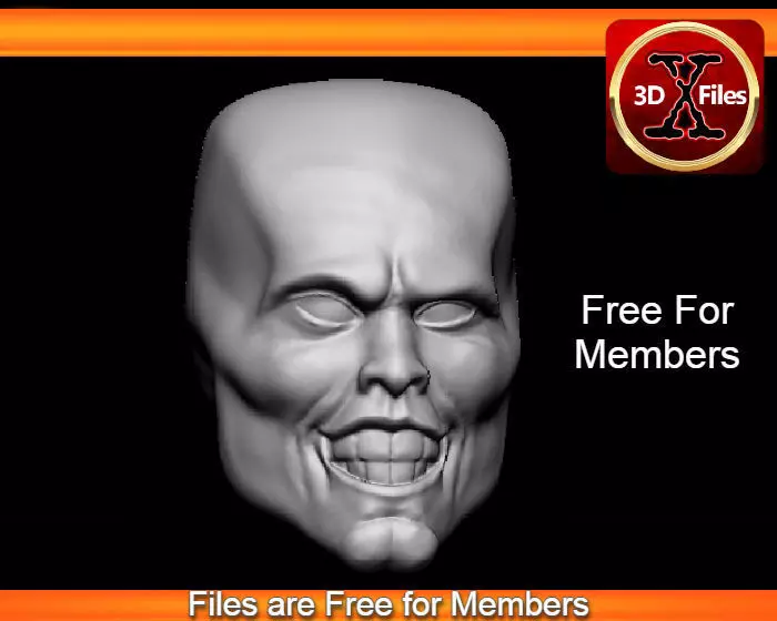 HotToys Head sculpt - The Mask - Jim Carrey 3D print model