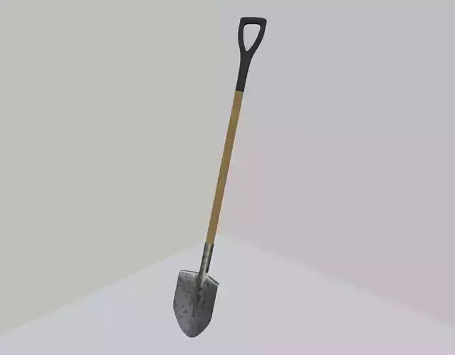 Modern Shovel with long handle