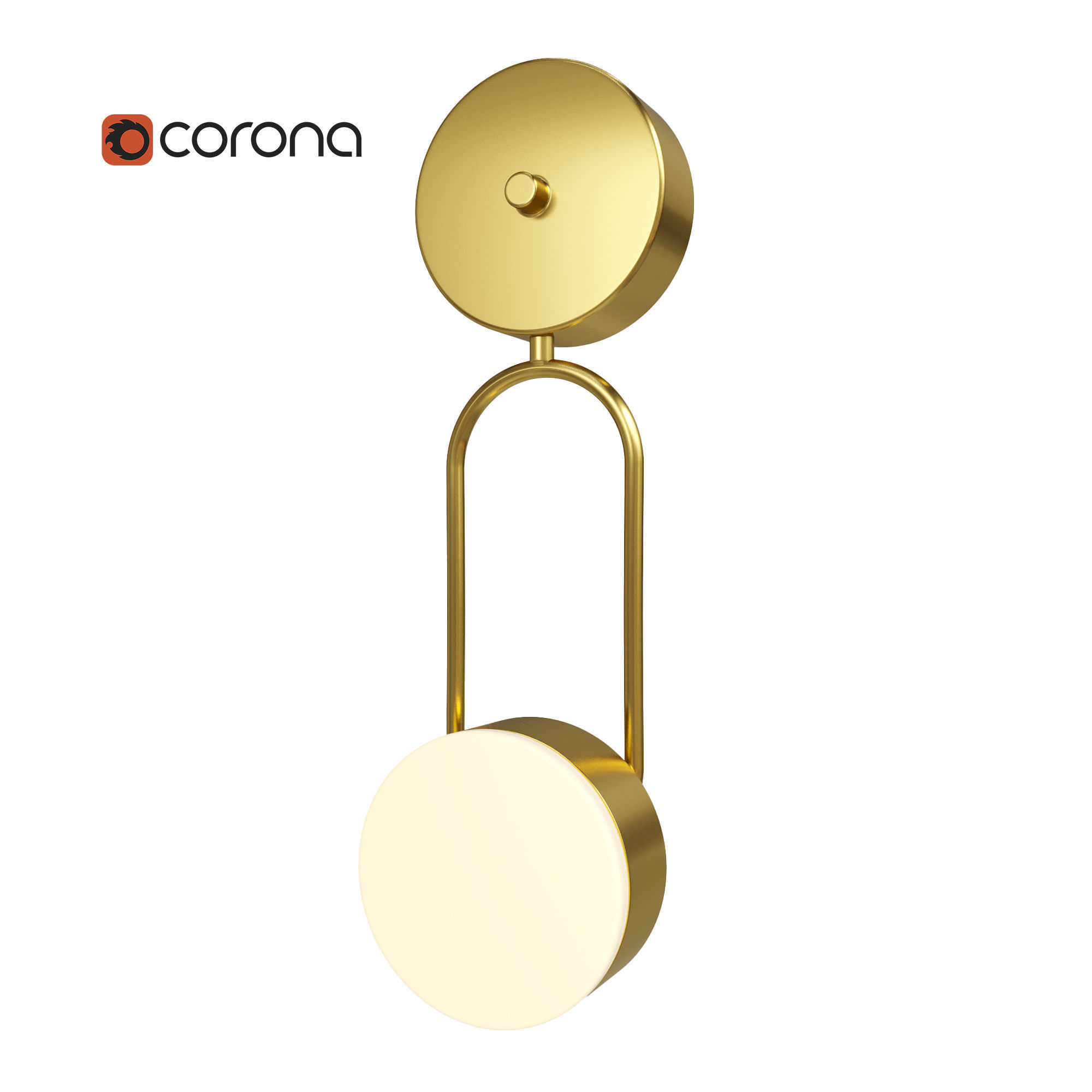 Wall lamp RODNY 3D model_1