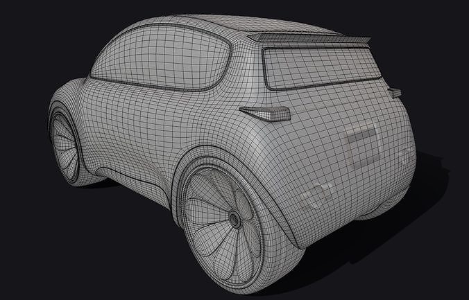 Toy car 3D model 7