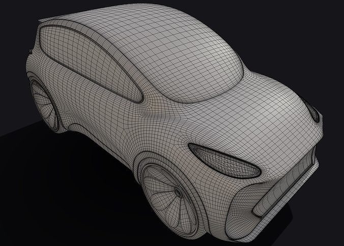 Toy car 3D model 4