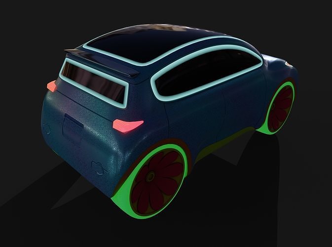 Toy car 3D model 5