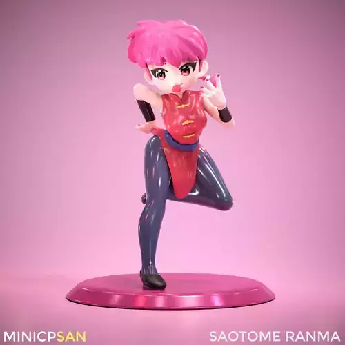 Mini Saotome Ranma 03 - Ranma Anime Figure 