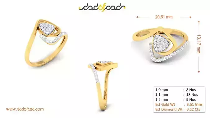 Graceful Eternity Diamond Band