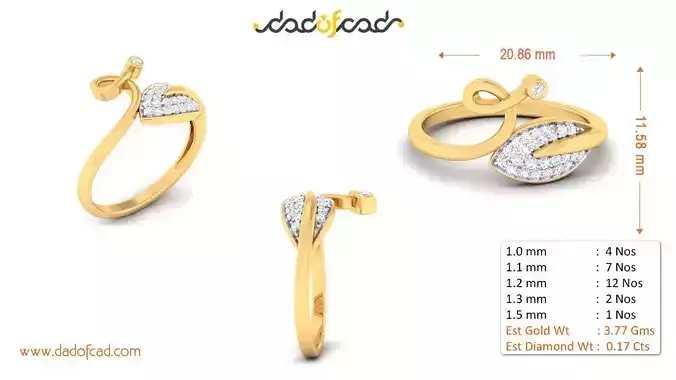 Yellow and White Gold Rings for Women
