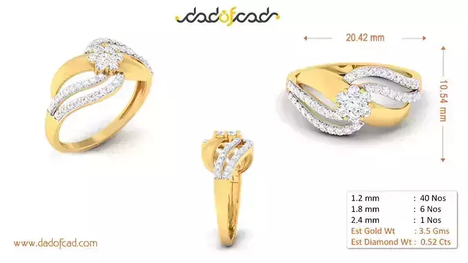 Yellow Gold Rings for Women