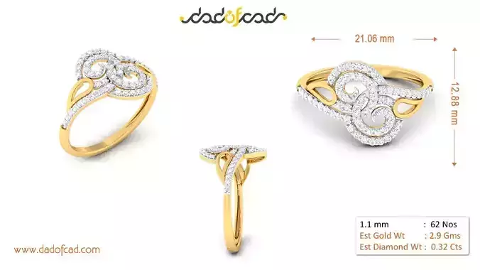 Floral Rings Designs for Women Online