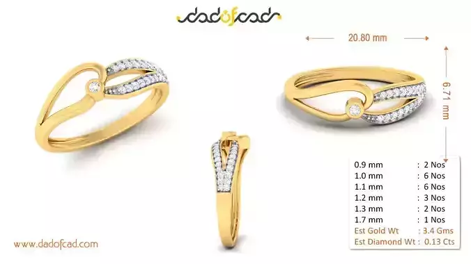 Timeless Gold Diamond Eternity Ring