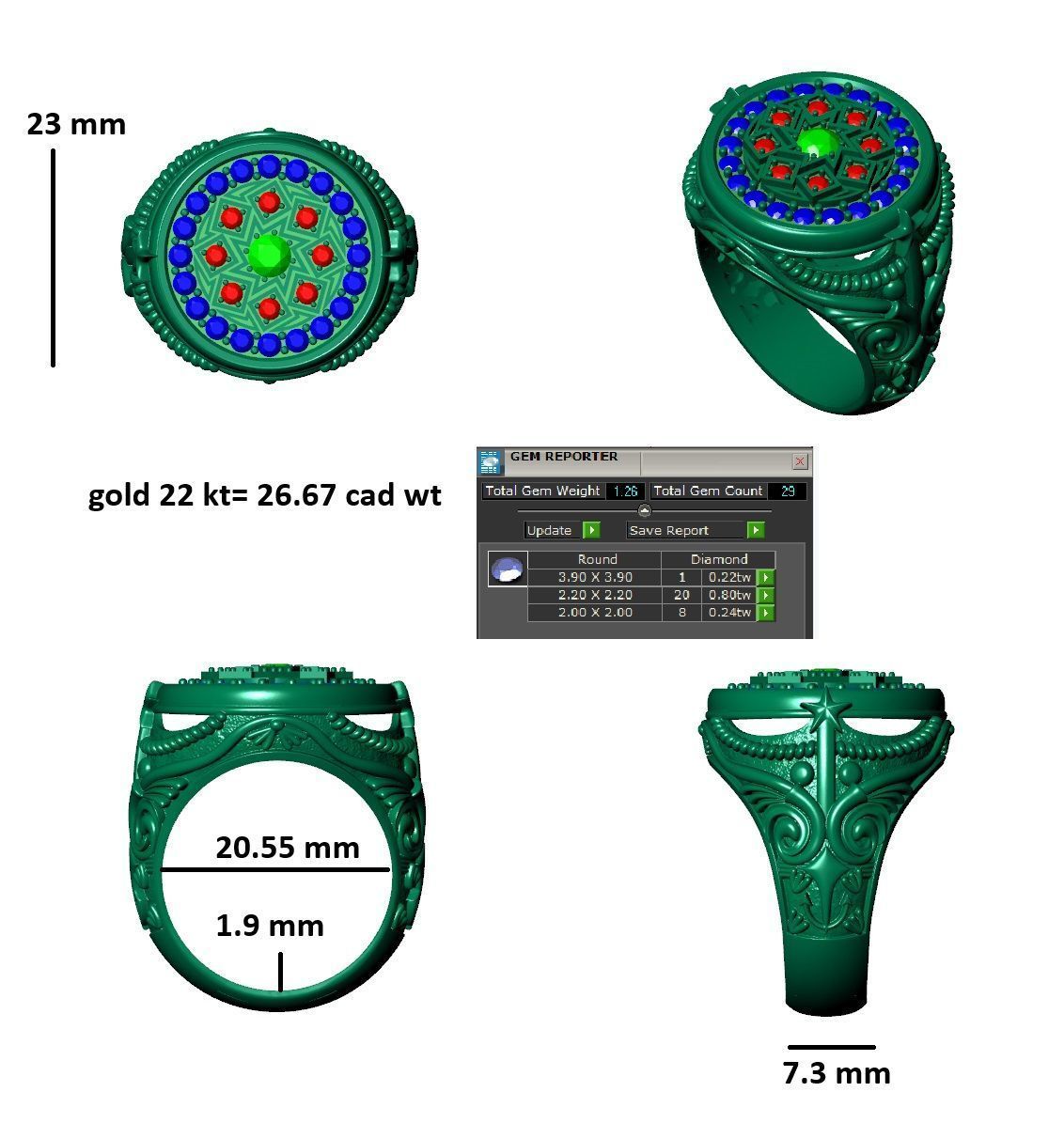 ROSETAS 11 3D print model_10
