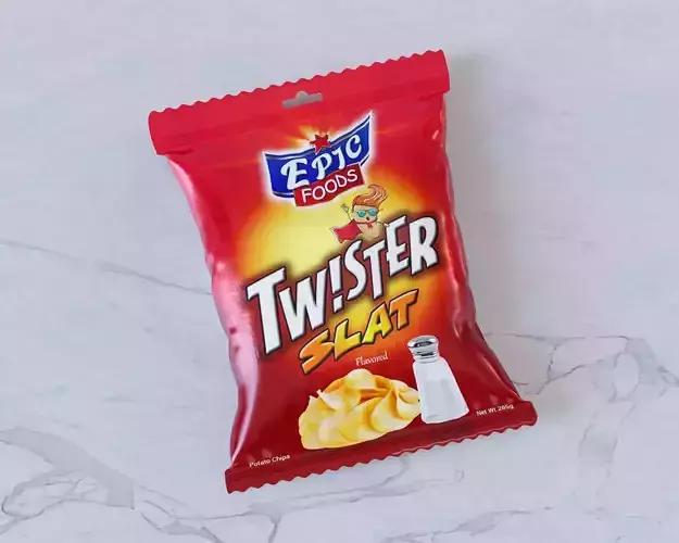 Retail Snack Packaging 3D model