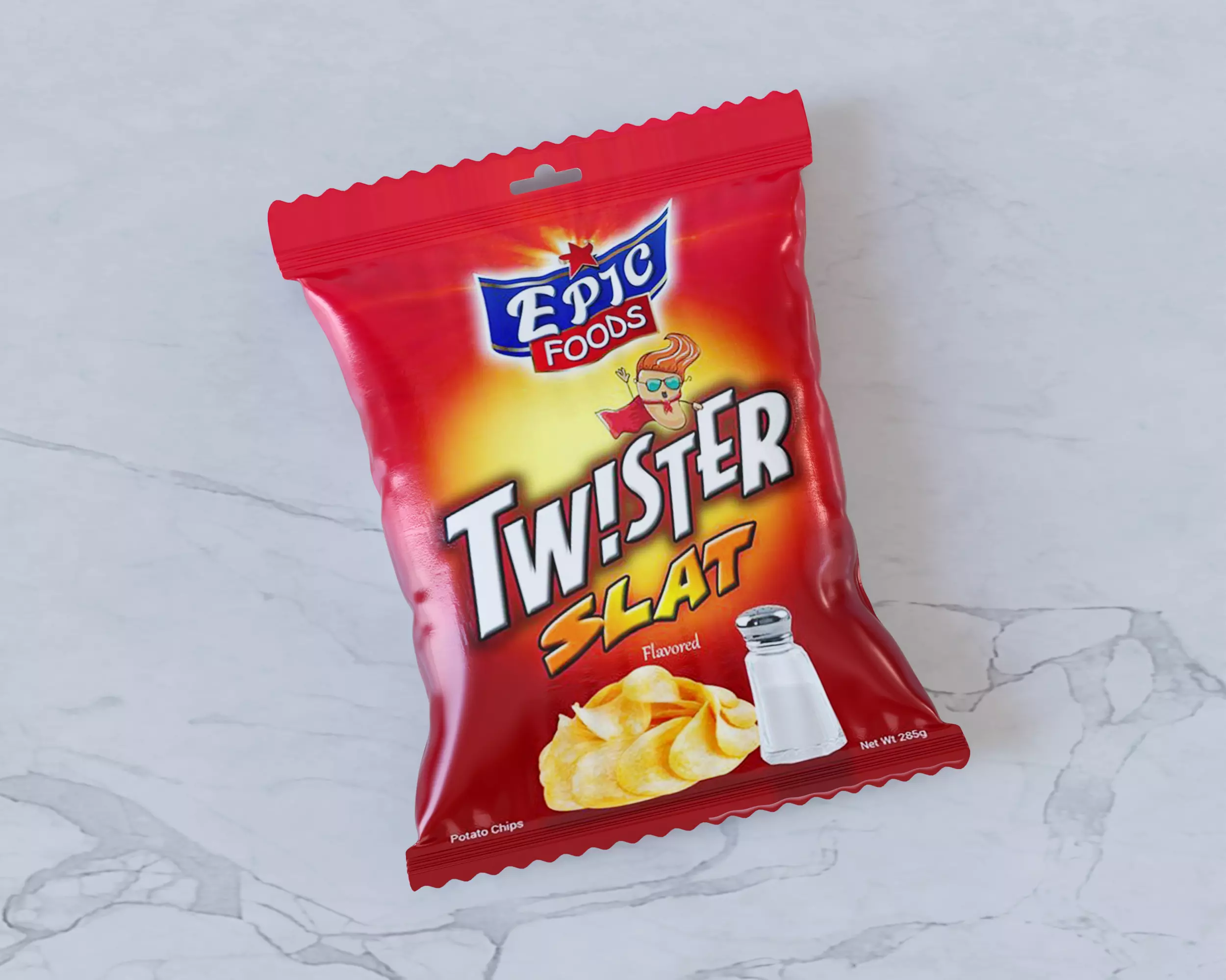 Retail Snack Packaging 3D model_0