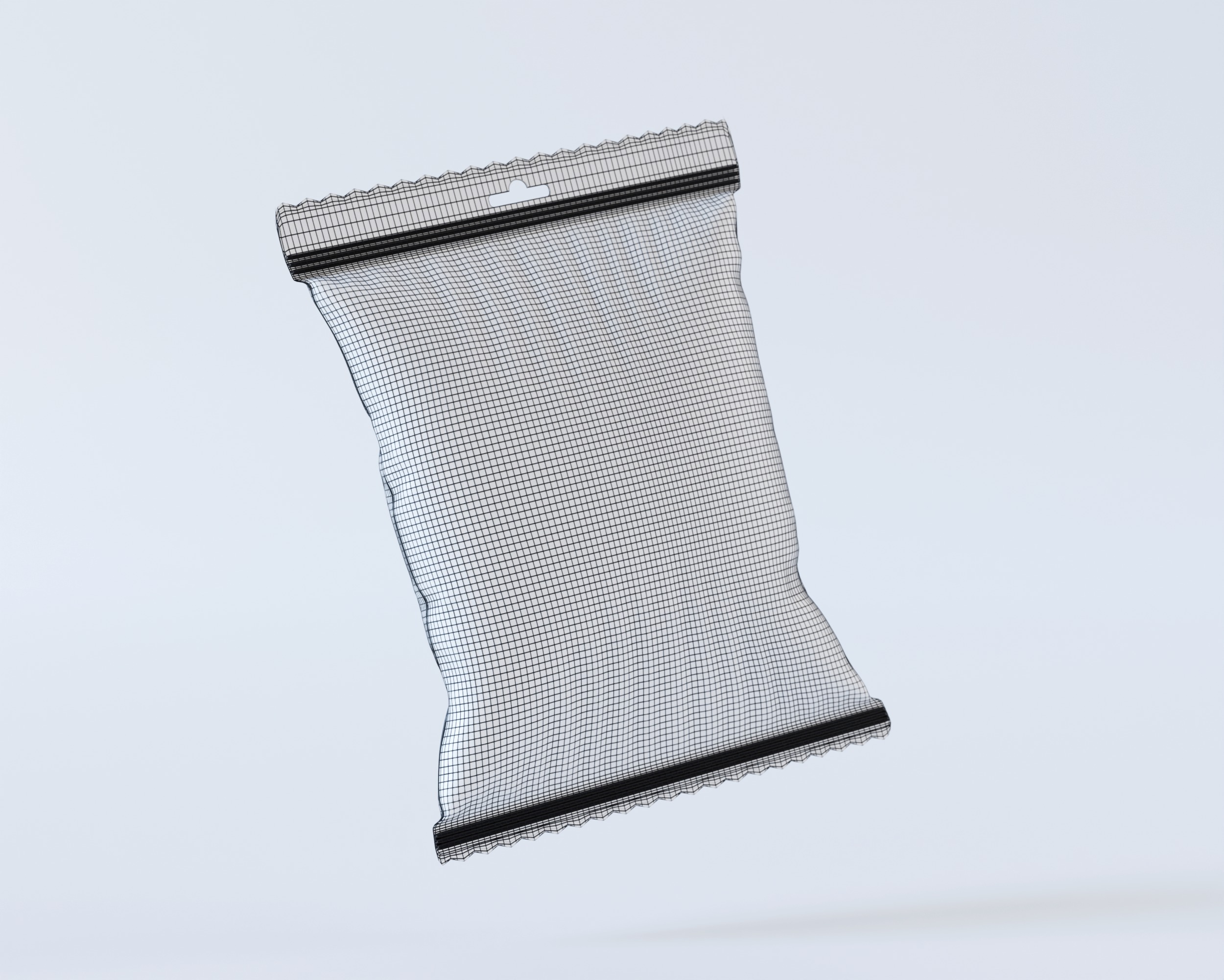 Retail Snack Packaging 3D model_8