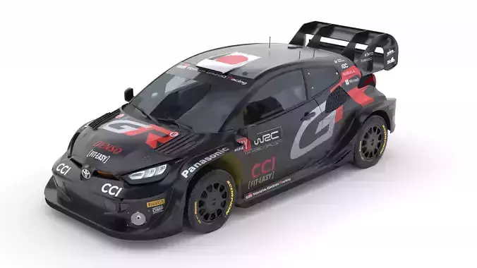 Toyota Yaris GR WRC 2024 3D model