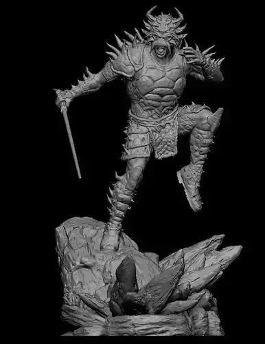 Star Wars Statue - Darth Krayt Statue - Sith Lord 