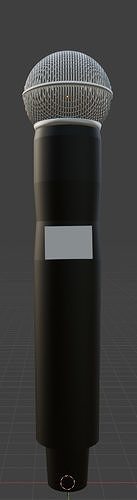 wireless microhone S 1 English Ver Free low-poly 3D model