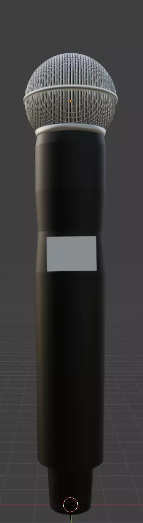 wireless microhone S 1 English Ver Free low-poly 3D model