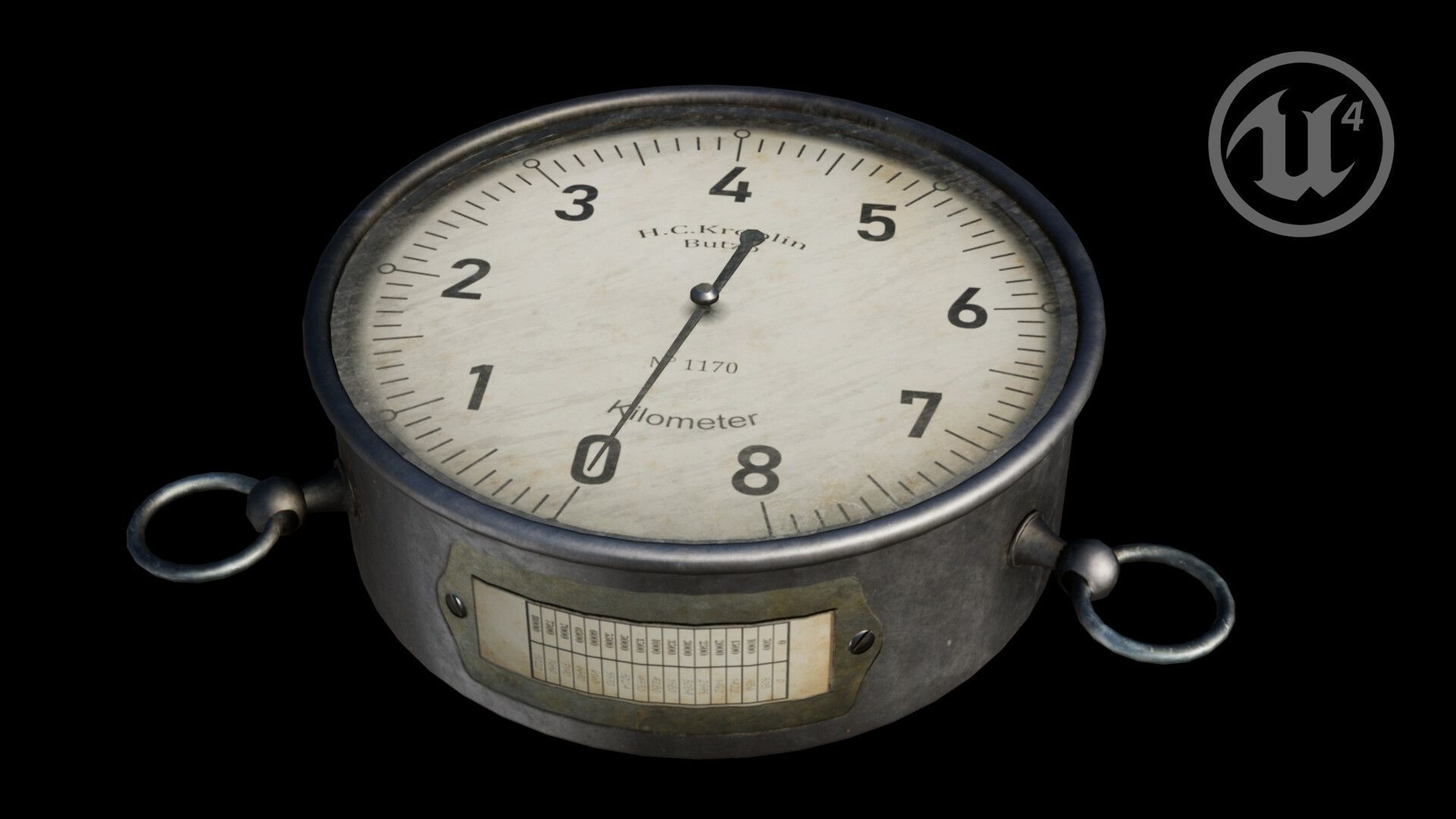 Fokker D2 plane Low-poly 3D model_27