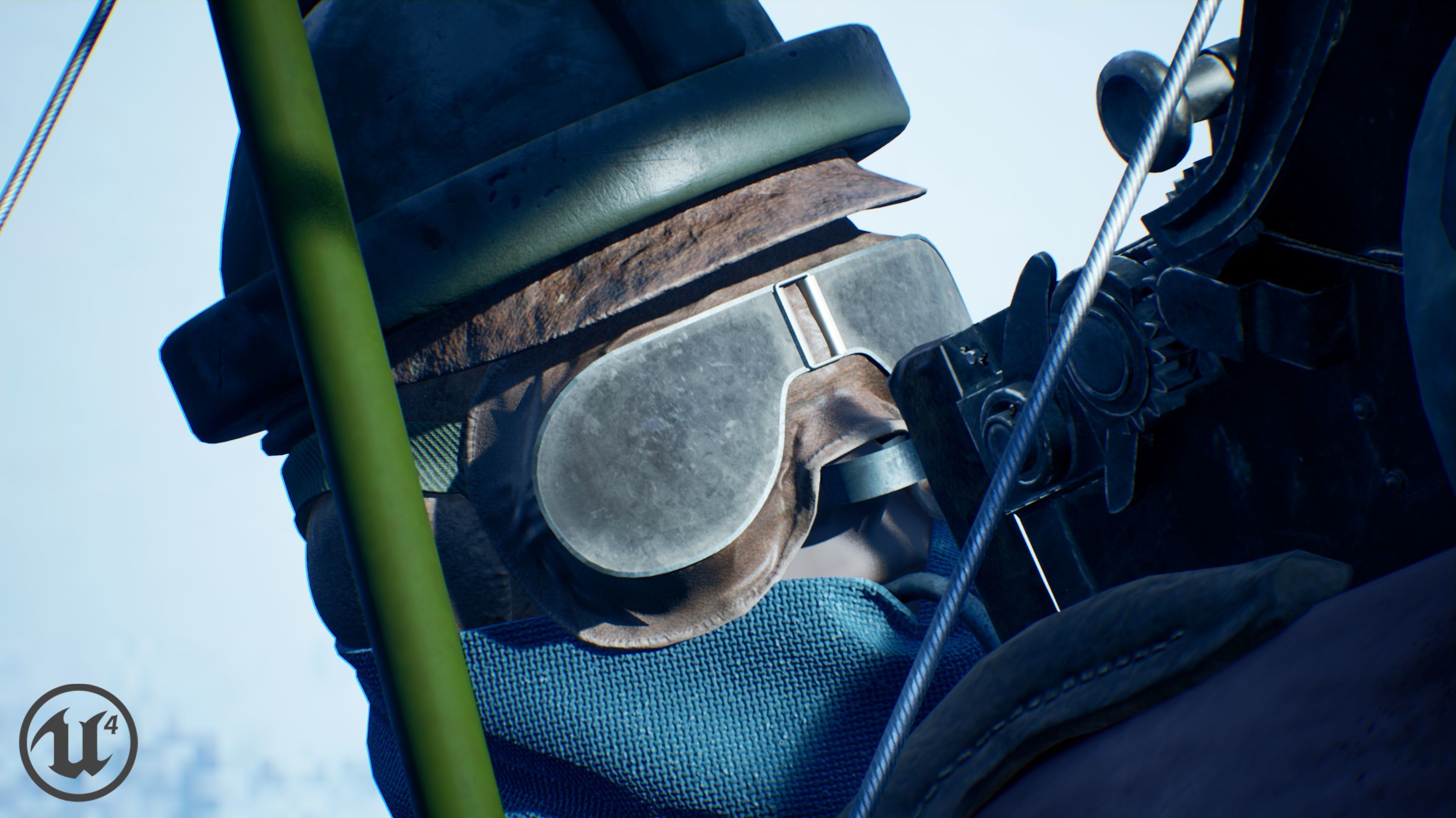 Fokker D2 plane Low-poly 3D model_23