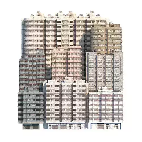 Hong Kong Building V3 3D Model Collection