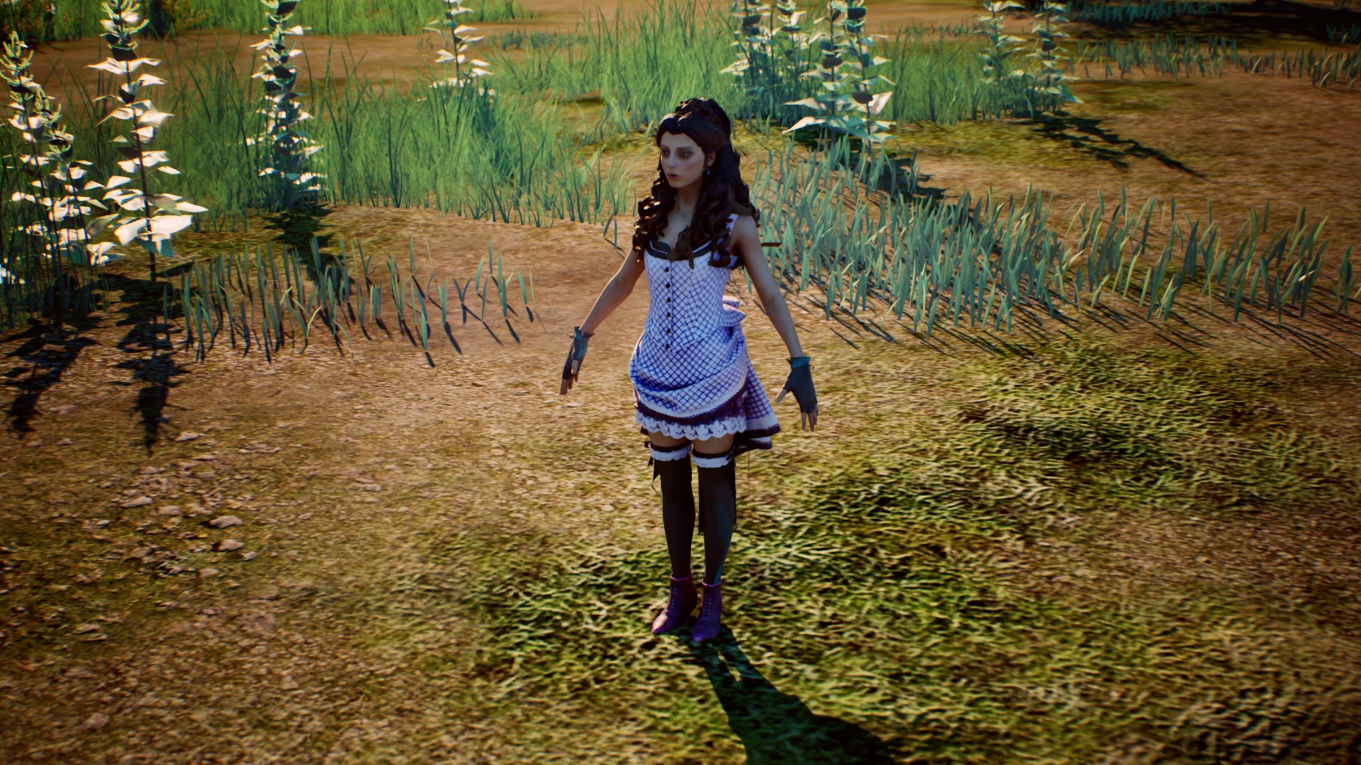 Future Girl one - 3d Character girl female women 3D model_5