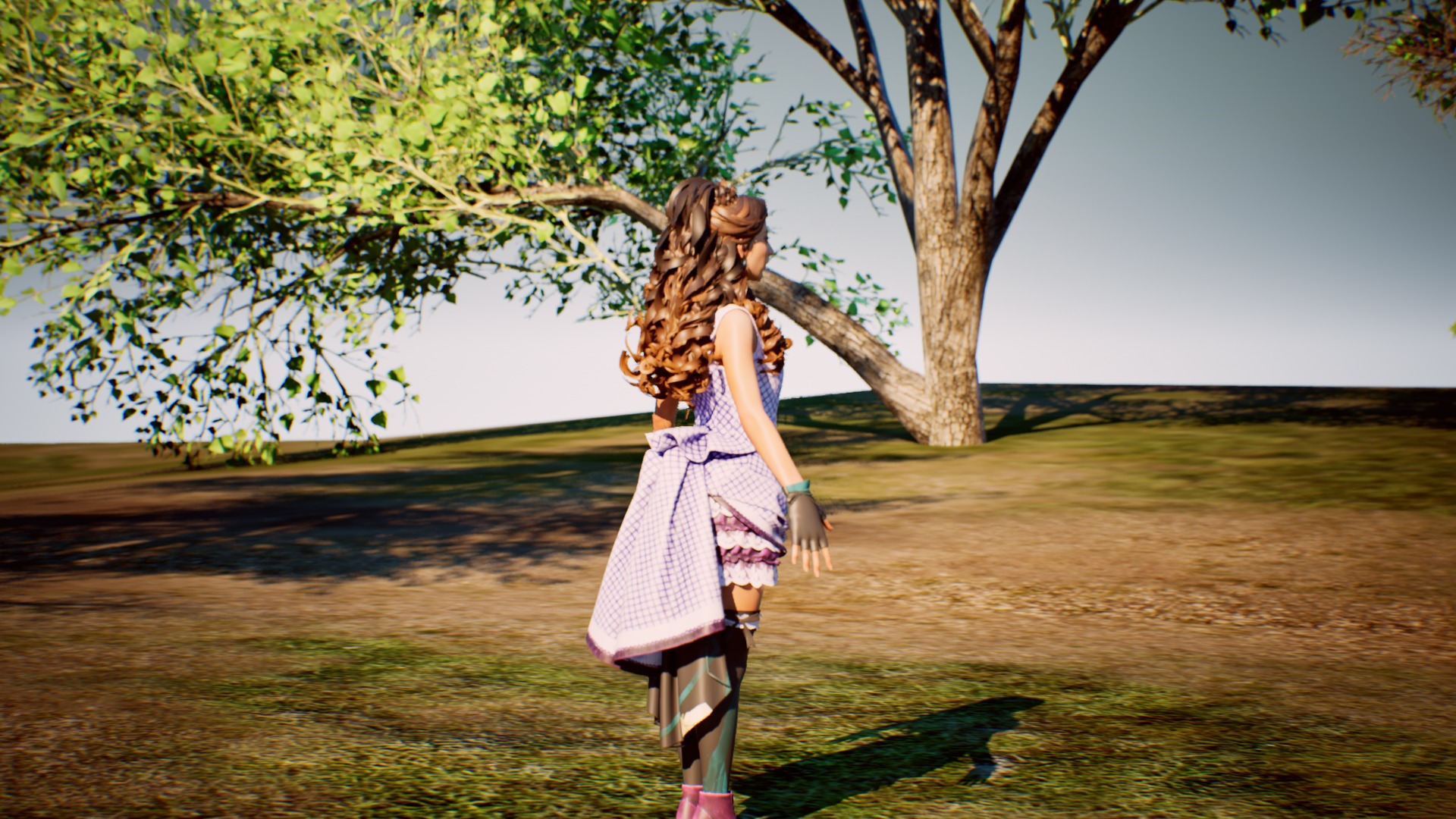 Future Girl one - 3d Character girl female women 3D model_10