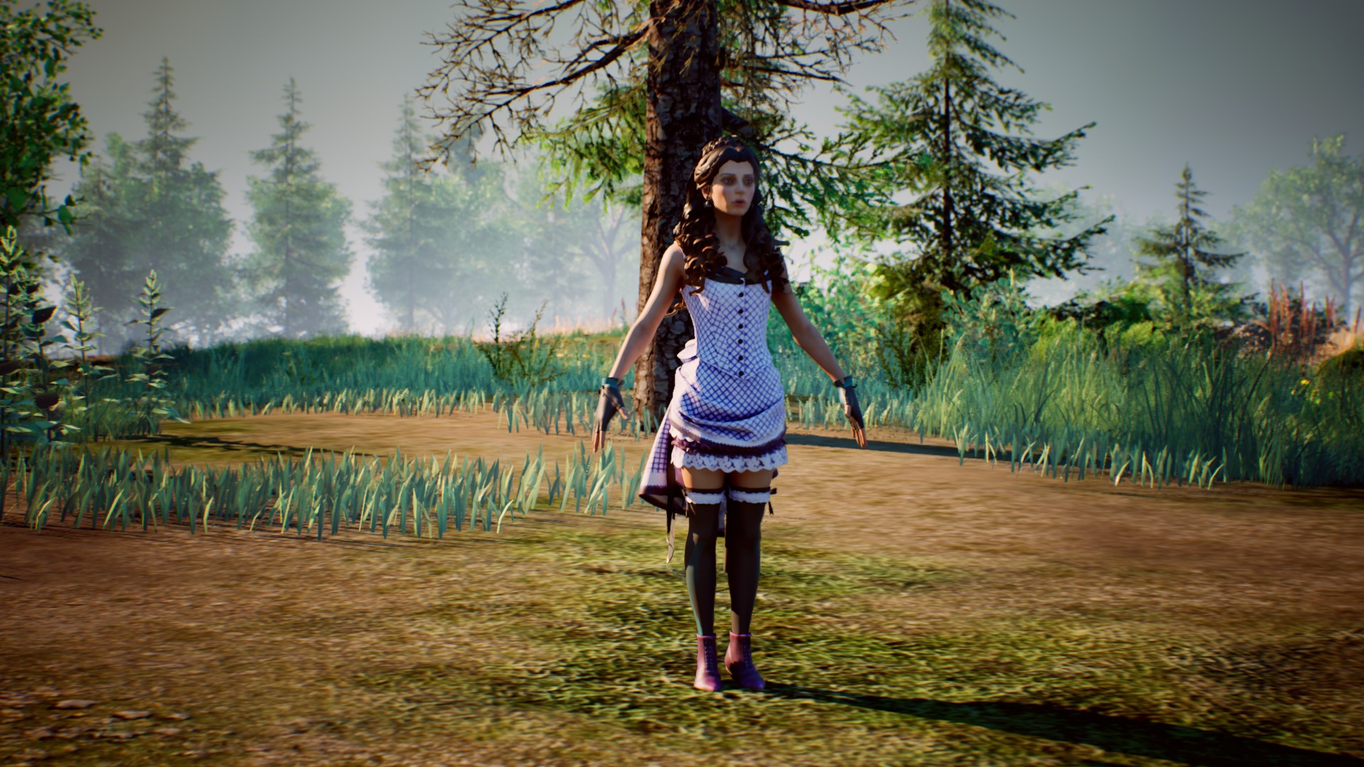 Future Girl one - 3d Character girl female women 3D model_2