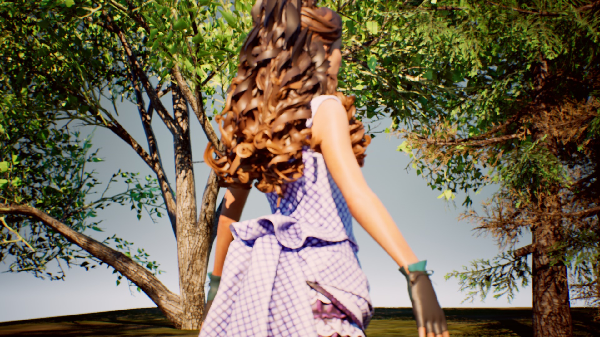 Future Girl one - 3d Character girl female women 3D model_9