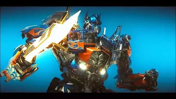 Optimus Prime Transformers Dark Of The Moon 3D model