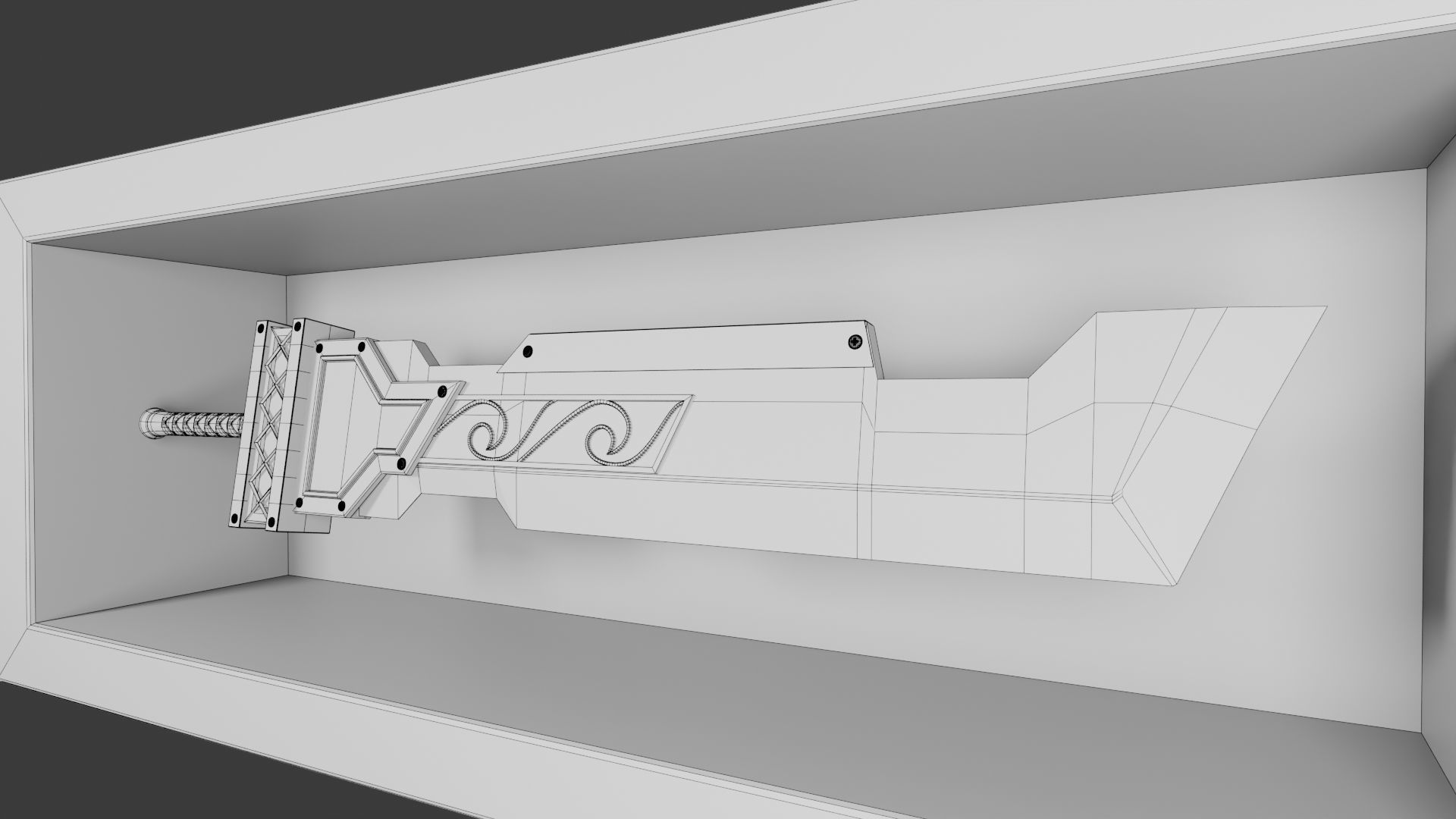 Upgraded Giant Sword Low-poly 3D model_2