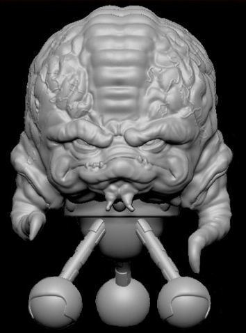 Krang - 1987 - TMNT - Teenage Mutant Ninja Turtles - Statue 3D print model_2