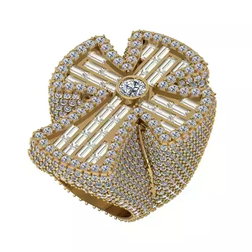  big cross ring 3D print model