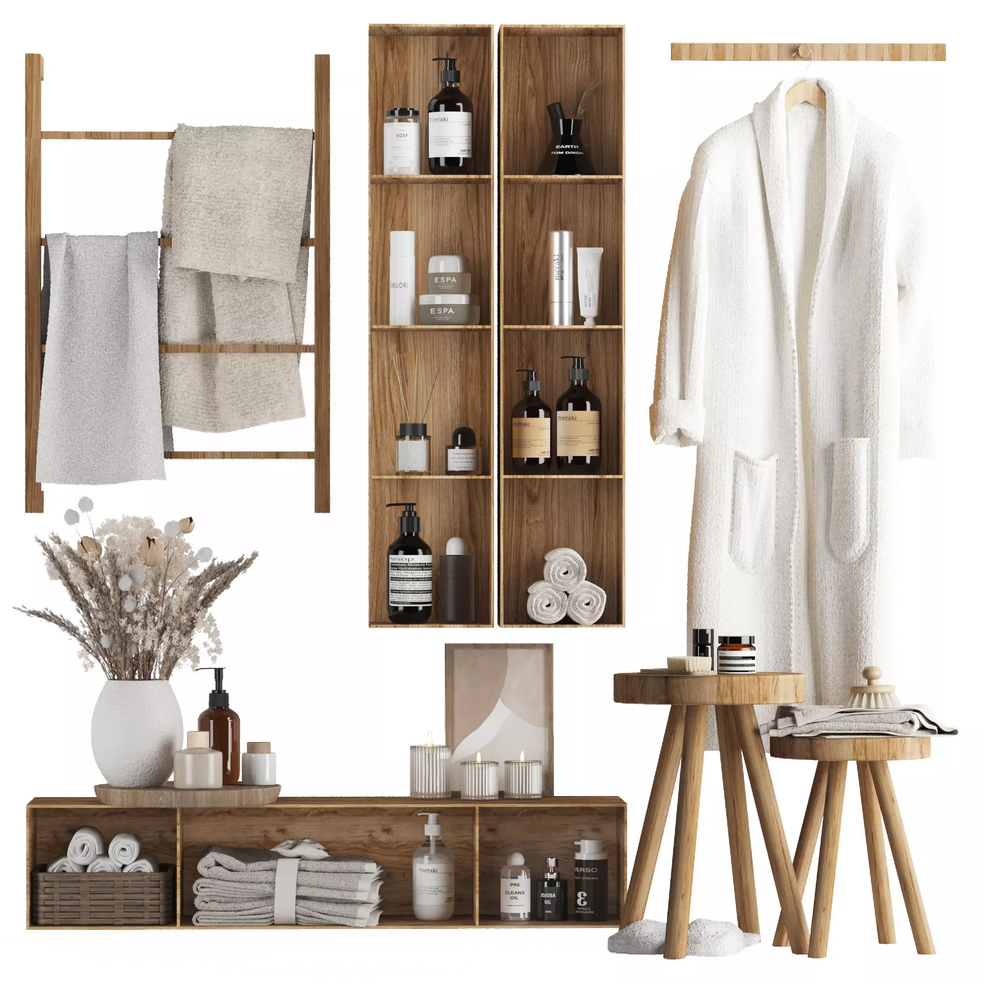 Bathroom accessories-H01 3D model