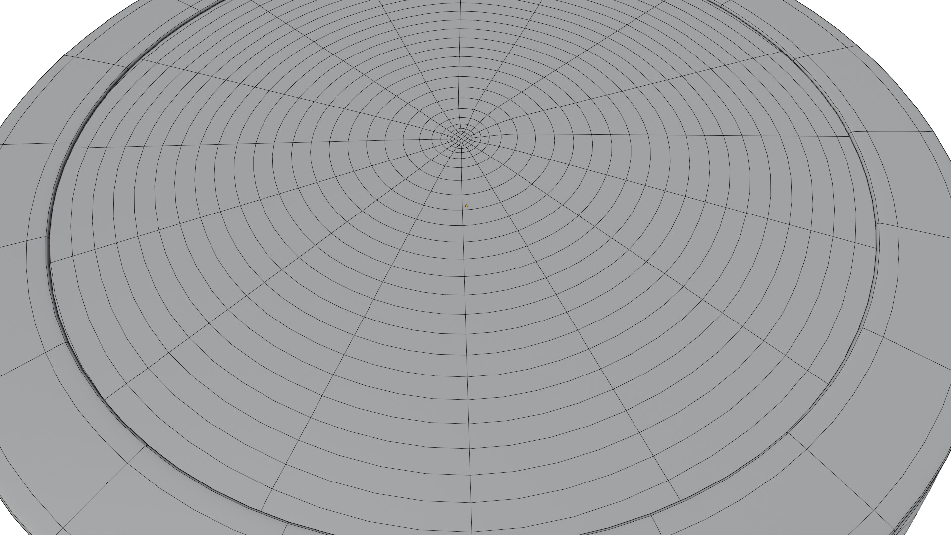 Trampoline Low-poly 3D model_13