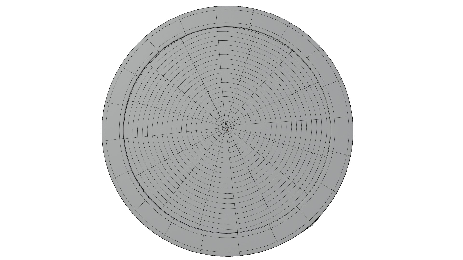 Trampoline Low-poly 3D model_11