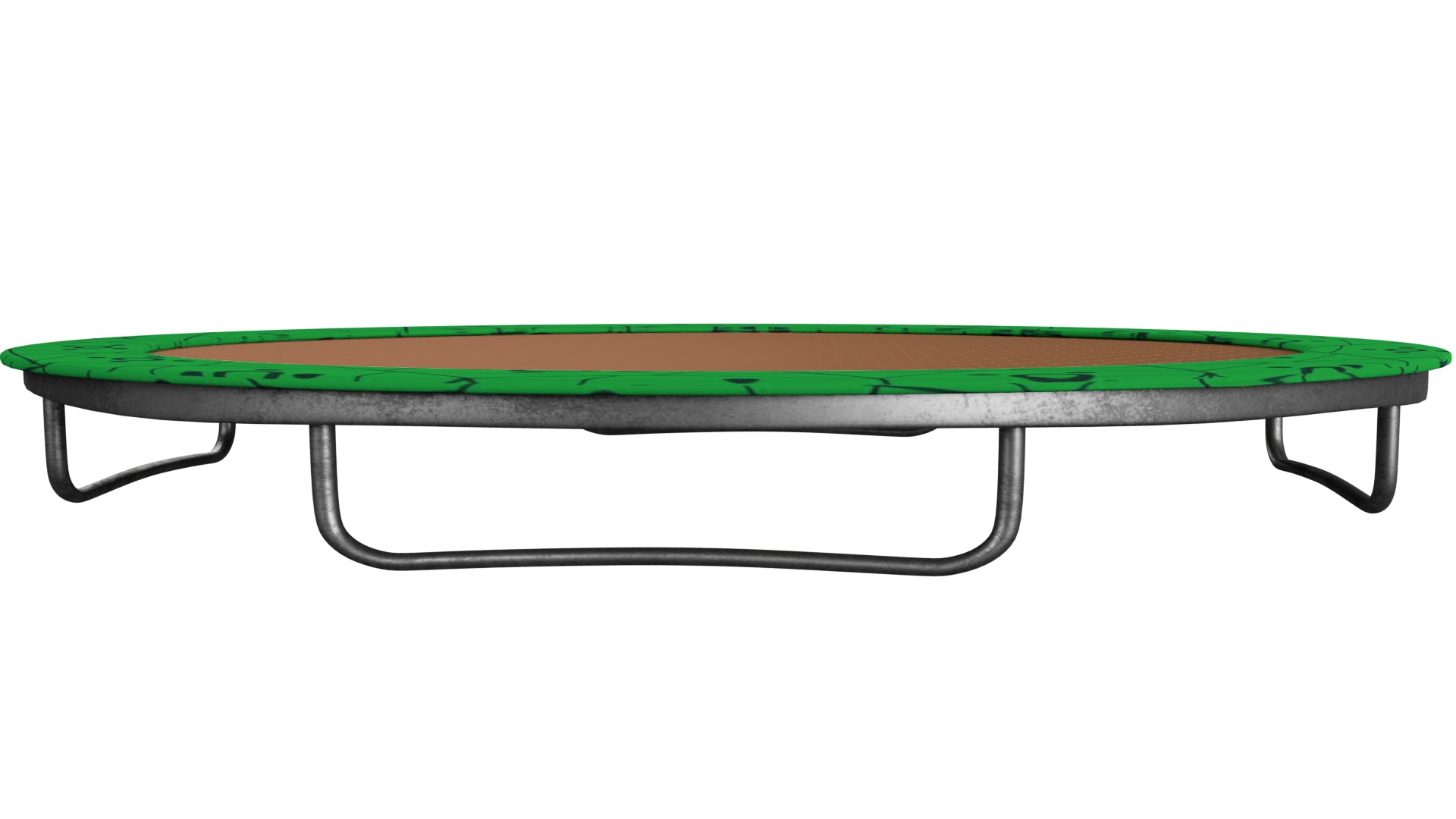 Trampoline Low-poly 3D model_2